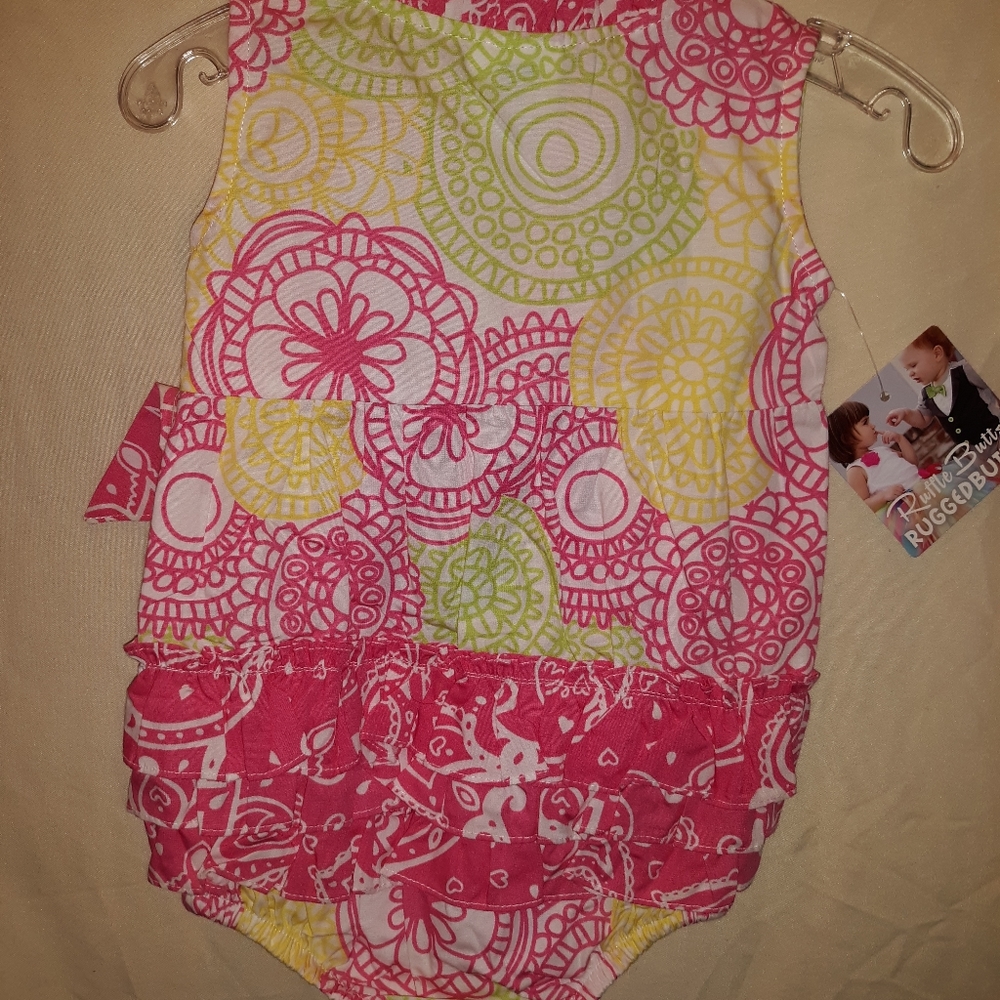 Ruffle Butt Rompers - Picture 2 of 4